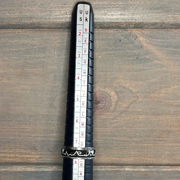 3/$10 Lucite Wrap Heartbeat Ring - Picture 2 of 6